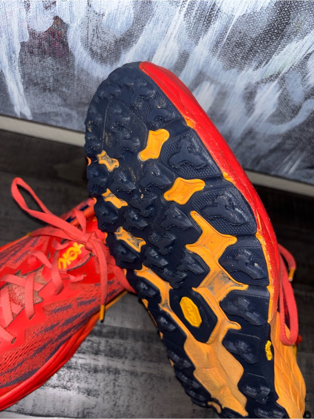 Hoka Speedgoat 5 trail running shoes MENS SZ 12 - Picture 5 of 16